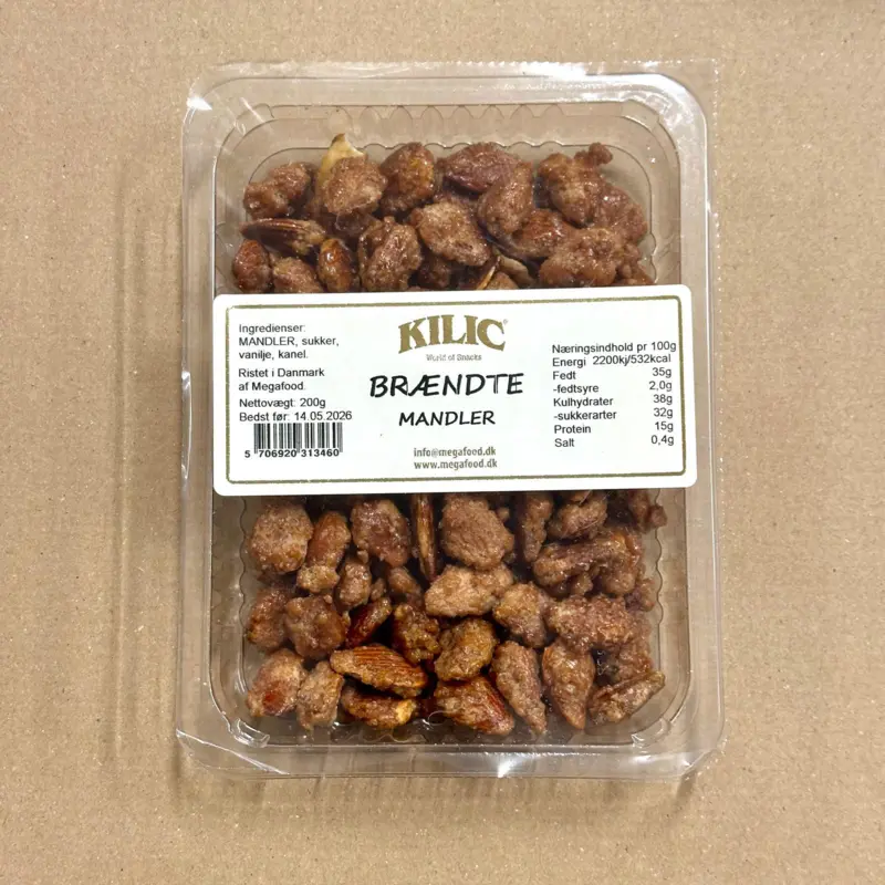 Brændte mandler, Kilic, 200g