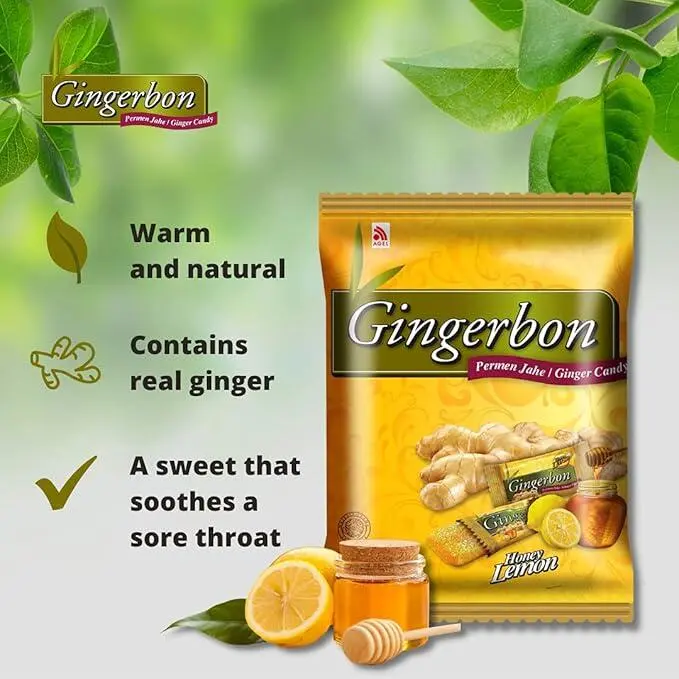 Gingerbon with Honey Lemon 125g