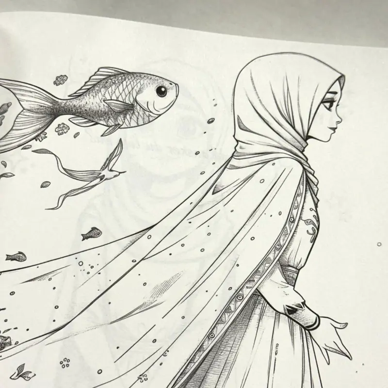 En prinsesse som mig, malebog