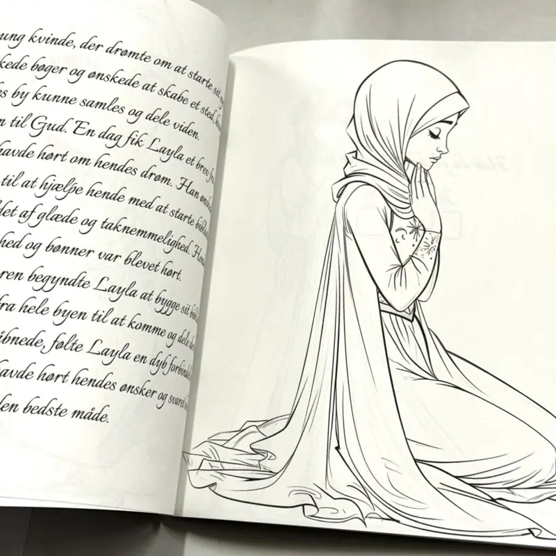 En prinsesse som mig, malebog