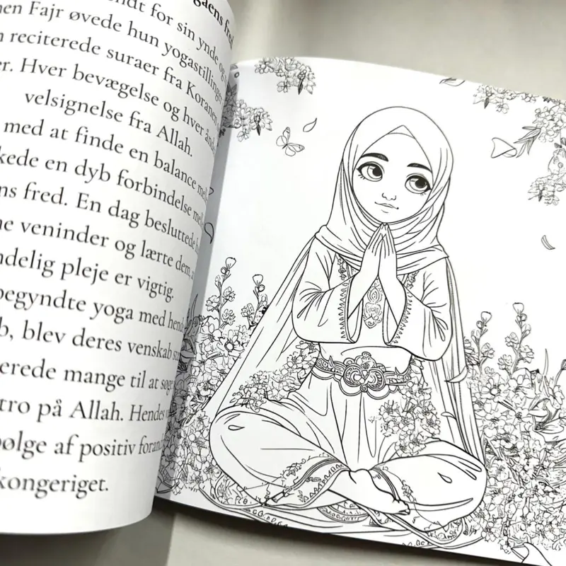 Blomstrende prinsesser som mig, malebog