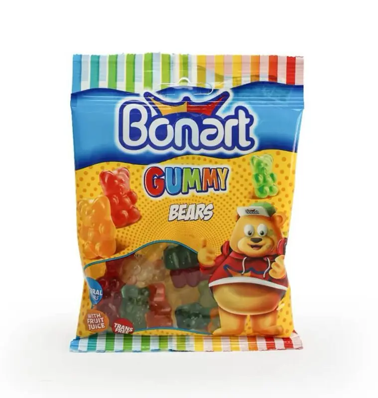 Gummibjörnar, bonart, 80g