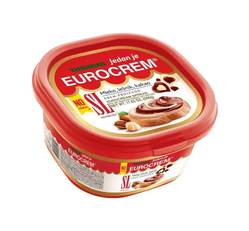 Duo Chokladspread, Eurocrem 500 g.