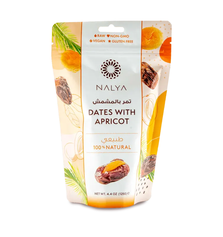 Dadler med abrikos- 125 g.