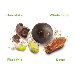 Daddelkugler med pistacienødder, Nalya 100 g. - SaudiArabien