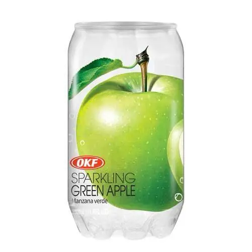 Kolsyrat grönt äpple, OKF, 350 ml