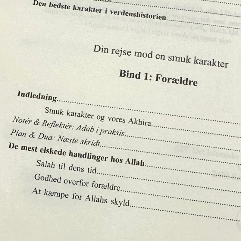 Din rejse mod en smuk karakter (Forældre)