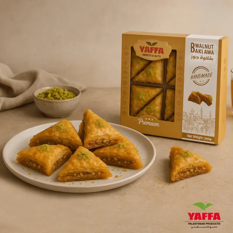 Håndlavet Baklawa Med Valnød Fra Yaffa, 350g (Palæstina)