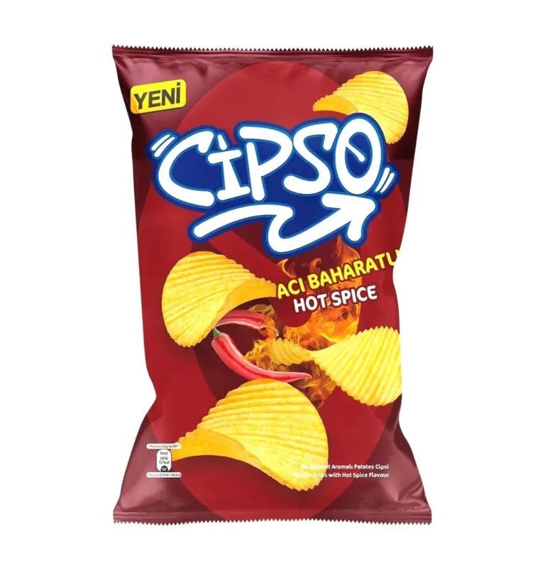 Cipso chips, hot spice, 104g