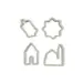 Ramadan Cookie Cutters (4 forskellige farver)