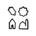 Ramadan Cookie Cutters (4 forskellige farver)