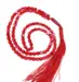 Roter Kristall-Tasbeeh mit 99 Perlen