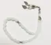 Teardrop Glas Tasbih mit Silberdetails 33 Perlen
