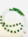 Krystal Tasbeeh Weiß/Grün (99 Perlen)