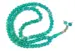 Turkis blå / hvid tasbhee med stor perler (99 perler)