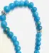 Aqua Blue Tasbih 33 Perlen