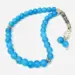 Aqua Blue Tasbih 33 Perlen