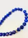 Blue Pearl Glas Tasbih 33 Perlen