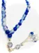 Royal Blue Glas Tasbih 33 Perlen