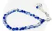 Royal Blue Glas Tasbih 33 Perlen