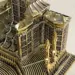 Kaaba Mecca Clock Tower dekoration, guld