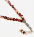 Red Stone, Glas-Tasbih mit 33 Perlen
