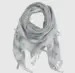 Palästina Schal, Keffiyeh, Weiß/Hellgrau
