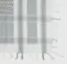 Palästina Schal, Keffiyeh, Weiß/Hellgrau