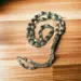 Tasbih i metal i mandellformet perler, 33 perler