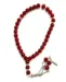 Klassische Perlen-Tasbih mit Silberdetails, 33 Perlen (5 Farben)