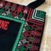 Handgefertigte Palästina Muletasche mit Reißverschluss - Bunt