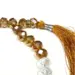 Krystal Orange Tasbih 33 Perlen
