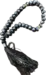 Schwarze Metall-Tasbih mit 33 Perlen