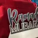Ramadan Mubarak med måne træskilt