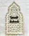 Stor Umrah Mubarak Mihrab træpynt
