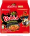 Noodles Hot Chicken Flavor Ramen 2× Spicy, Buldak, 5 Packs