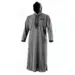 Grå thobe med hætte