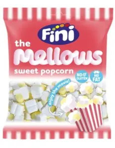The Mellows Sweet Popcorn Skumfiduser, Fini 80g