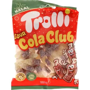 Sour Cola Club,Trolli, 100 g (Halalversion)