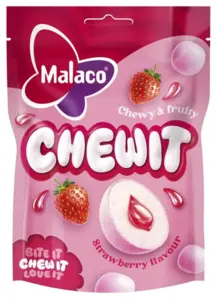 Chewit Strawberry, Malaco 115g