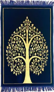 Bukhara Bedetæppe Mørkeblå