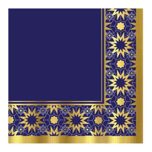 Eid og Ramadan Servietter med Guldkant