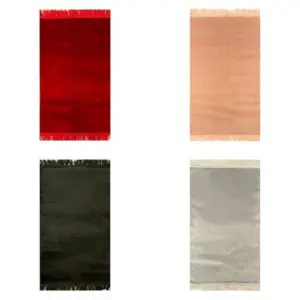 Plain Velour Bedetæpper