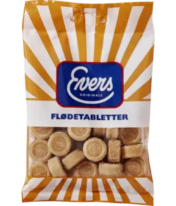 Orginale Flødetabletter Evers 70 gr