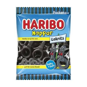 Nappar Lakrids Haribo 80g