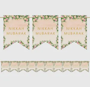 Nikkah Mubarak banner, 3 meter