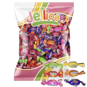 Jellioo Assorted Fruit Caramel 1kg (Damla)