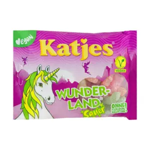Katjes Wunderland Sour, 175 g (bedst før juni 2025)