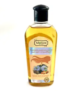 Blackseed Mandel Castor Olie, Motiza  200ml