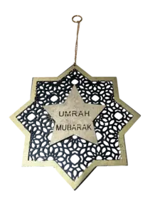Stor Træ stjerne med Umrah Mubarak
